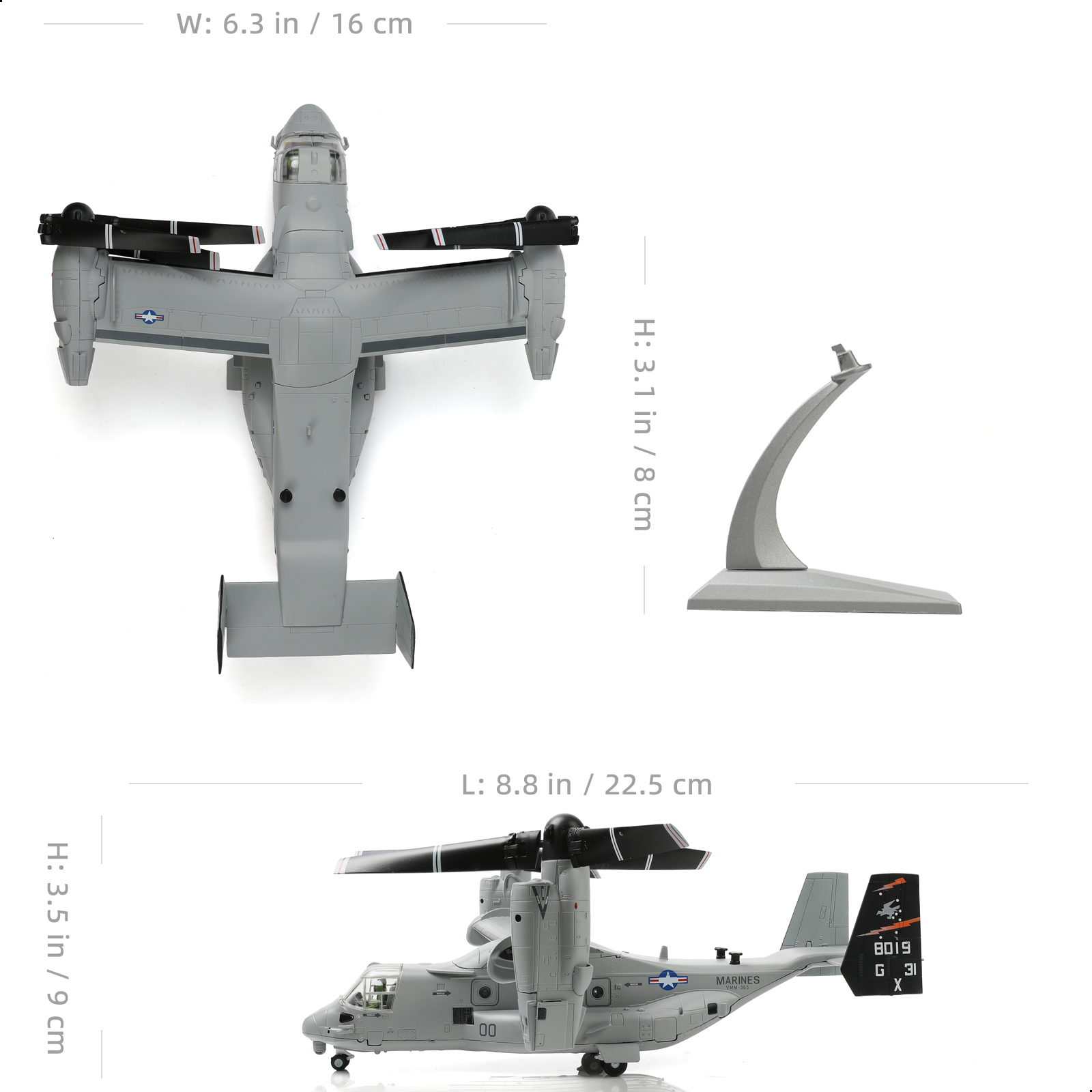 NUOTIE 1/72 US Navy VMMT-204 V – Jjrc Drone X12 recenzja i cena