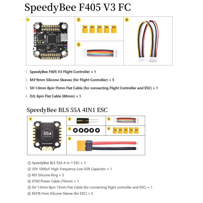 SpeedyBee F4 F405 V4 55A BLS 3 – Betaflight Fc F4 recenzja i cena